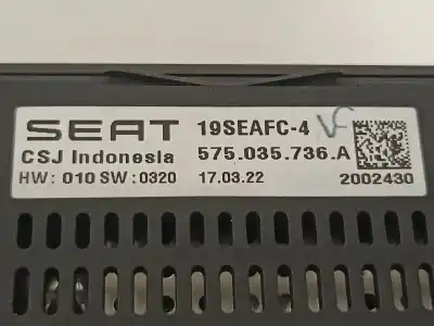 Автозапчастина б/у електронний модуль для seat arona xperience посилання на oem iam 575035736a  19seafc4