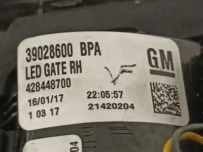 Автозапчасти б/у правый задний фонарь за opel zafira (c) excellence start/stop ссылки oem iam 39028600  