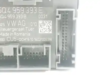 Peça sobressalente para automóvel em segunda mão módulo eletrônico por skoda octavia combi (5e5) 2.0 tdi referências oem iam 5q4959393e  