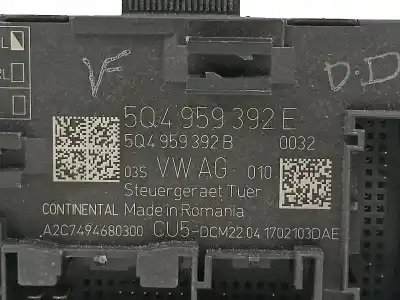 Автозапчастина б/у модуль комфорт для skoda octavia combi (5e5) ambition посилання на oem iam 5q4959392e  