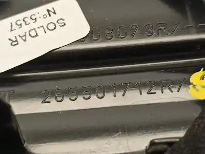 Second-hand car spare part right tailgate light for renault captur limited oem iam references 265501712r  