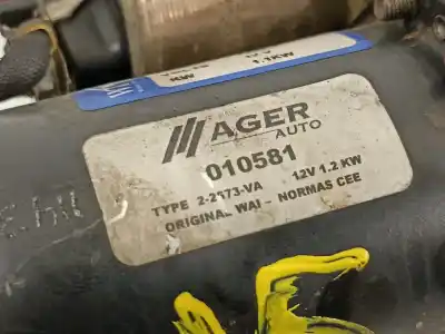 Pezzo di ricambio per auto di seconda mano motorino di avviamento per citroen saxo 1.6 vtl riferimenti oem iam 1638137280  