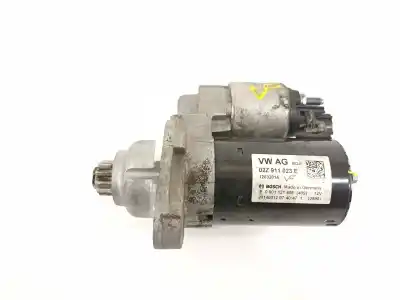 Peça sobressalente para automóvel em segunda mão motor de arranque por volkswagen scirocco (137) 1.4 tsi (90kw) referências oem iam 02z911023e