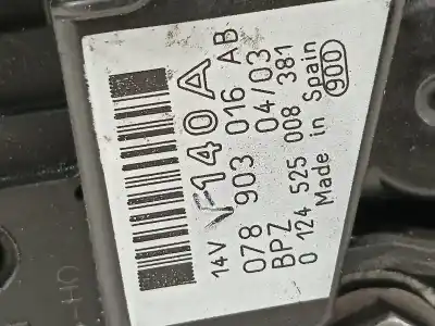 Автозапчасти б/у генератор за audi a4 cabrio (8h) 2.5 tdi ссылки oem iam 078903016ab  