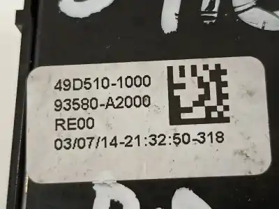 Second-hand car spare part right front power window switch for kia cee´d concept oem iam references 93580a2000  49d5101000
