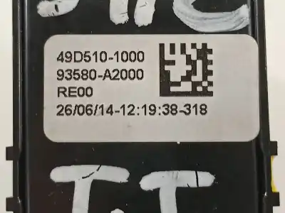 Peça sobressalente para automóvel em segunda mão botão / interruptor elevador vidro traseiro esquerdo por kia cee´d concept referências oem iam 93580a2000  49d5101000