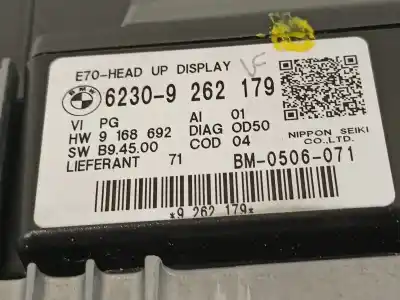Peça sobressalente para automóvel em segunda mão display gps / multimídia por bmw x5 (e70) xdrive30d referências oem iam 62309262179  