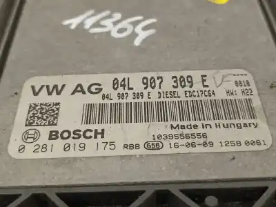 Автозапчастина б/у ебу контролер двигуна для seat toledo (kg3) connect посилання на oem iam 04l907309e  0281019175