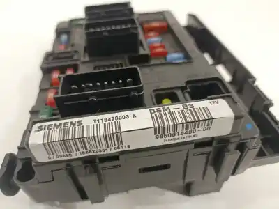 Second-hand car spare part fuse box unit for peugeot 1007 dolce oem iam references 9650618480  