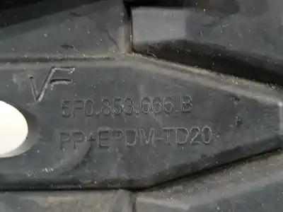 Автозапчасти б/у правая решетка бампера за seat leon (5f1) fr plus ссылки oem iam 5f0853666b  