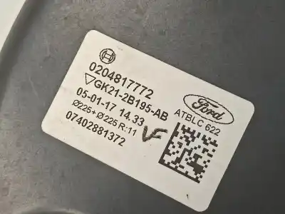 Second-hand car spare part brake servo for ford transit custom kasten 270 l1 ambiente oem iam references gk212b195ab  2374778