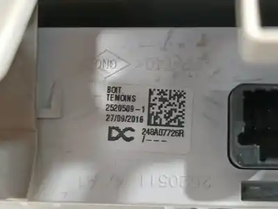 Pièce détachée automobile d'occasion lumière intérieure pour smart forfour basis (66kw) (453.044) références oem iam 739481634r 248a07726r 739489321r