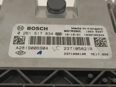 Автозапчастина б/у ебу контролер двигуна для smart forfour basis (66kw) (453.044) посилання на oem iam a2819006904 0261s17834 237105821r