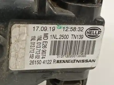 Автозапчастина б/у правий протитуман для renault clio v intens посилання на oem iam 261504122r  