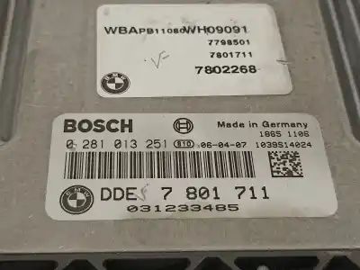 Second-hand car spare part ecu engine control for bmw serie x3 (e83) 2.0d [2.0 ltr. - 110 kw 16v diesel cat] oem iam references 13617801711 7801711 0281013251