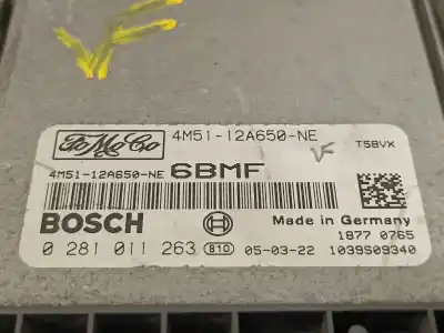 Автозапчасти б/у блок управления двигателем за ford c-max (cb3) ambiente ссылки oem iam 4m5112a650ne  