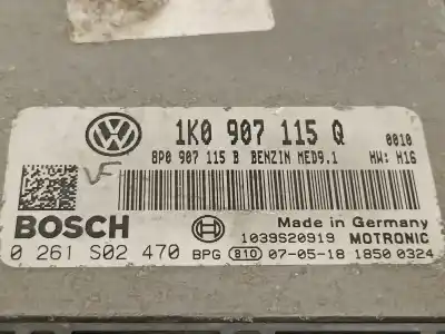 Pezzo di ricambio per auto di seconda mano centralina motore per volkswagen golf v berlina (1k1) gti riferimenti oem iam 1k0907115q  
