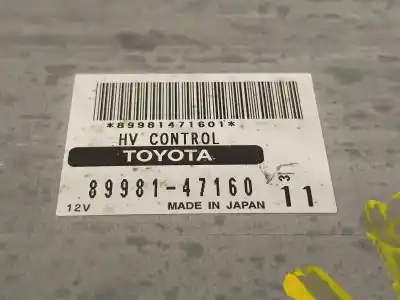 Pezzo di ricambio per auto di seconda mano modulo elettronico per toyota prius (nhw20) basis riferimenti oem iam 8998147160  