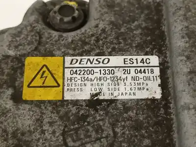 Автозапчасти б/у компрессор кондиционера воздуха за toyota auris (_e18_) 1.8 hybrid (zwe186_) ссылки oem iam 422001330  