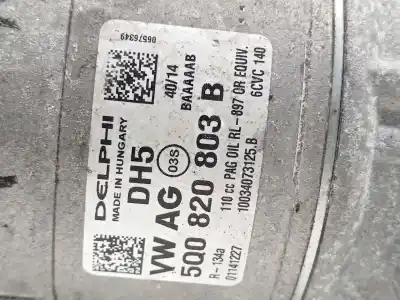 Автозапчастина б/у компресор кондиционера для seat leon sc (5f5) fr посилання на oem iam 5q0820803b  