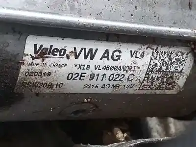 Peça sobressalente para automóvel em segunda mão motor de arranque por skoda octavia combi (5e5) 2.0 tdi referências oem iam 02e911022c  