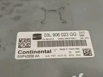 Second-hand car spare part ecu engine control for seat altea (5p1) reference oem iam references 03l906023gg  5wp42658aa