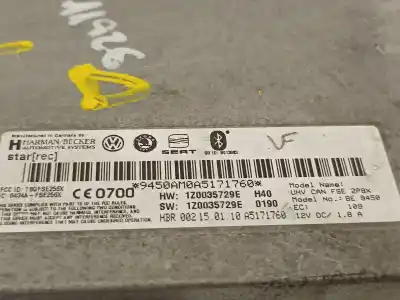 Second-hand car spare part electronic module for seat altea (5p1) reference oem iam references 1z0035729e  