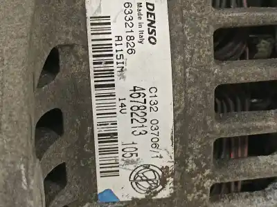 Second-hand car spare part alternator for alfa romeo gt (125) 1.9 jtd 16v 150/ distinctive oem iam references 46782213  
