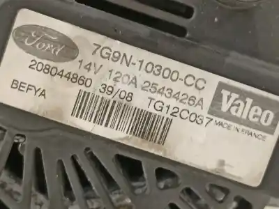 Автозапчастина б/у генератор для ford fiesta (cb1) ghia посилання на oem iam 7g9n10300cc  