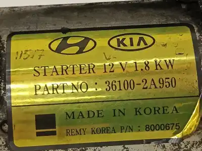 Second-hand car spare part starter motor for kia carens ( ) basic oem iam references 361002a950  