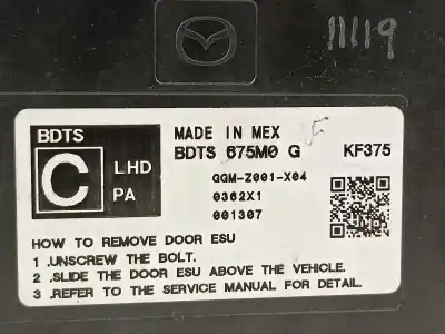 Second-hand car spare part electronic module for mazda cx-30 zenith oem iam references bdts675m0g  
