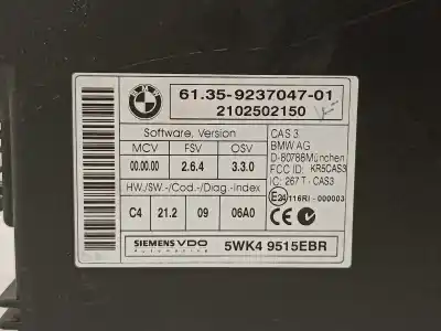 Peça sobressalente para automóvel em segunda mão módulo eletrônico por bmw x1 (e84) 2.0 turbodiesel cat referências oem iam 61359237047  5wk49515ebr