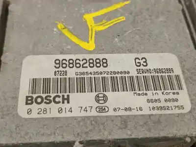 Second-hand car spare part ecu engine control for chevrolet epica lt oem iam references 96862888  0281014747