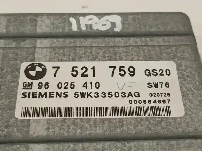 Second-hand car spare part automatic gearbox control unit for bmw x5 (e53) 3.0d oem iam references 24607521759  7521759