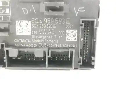 Автозапчастина б/у модуль комфорт для seat leon (5f1) fr посилання на oem iam 5q4959593e  