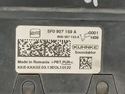 Second-hand car spare part electronic module for seat leon (5f1) fr oem iam references 5f0907159a  