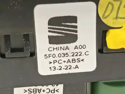 Second-hand car spare part multifunction switch for seat leon (5f1) fr oem iam references 5f0035222c  