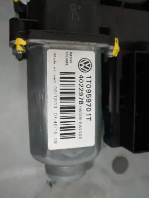 Second-hand car spare part driver left window regulator for volkswagen caddy ka/kb (2c) comfortline oem iam references 1t0837755m  1t0959701t