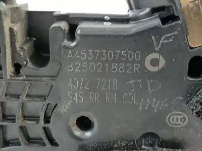 Автозапчасти б/у замок задней правой двери за smart forfour basis (66kw) (453.044) ссылки oem iam a4537307500  