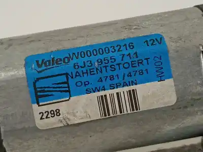 Gebrauchtes Autoersatzteil hinterer wischermotor zum seat ibiza sc (6j1) 25 aniversario oem-iam-referenzen 6j3955711  