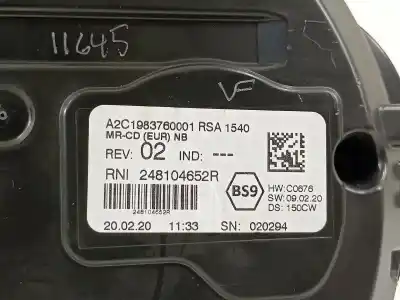 Автозапчасти б/у приборная доска за renault talisman business ссылки oem iam 248104652r  