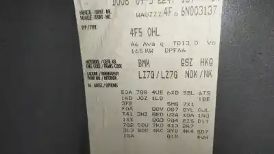 Автозапчастина б/у задній диференціал + міст для audi a6 avant (4f5) 3.0 v6 24v tdi посилання на oem iam   