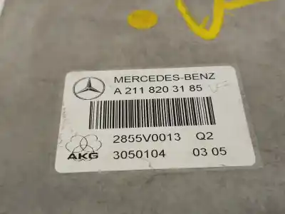 İkinci el araba yedek parçası elektronik modül için mercedes clase e (w211) berlina e 270 cdi (211.016) oem iam referansları a2118203185  