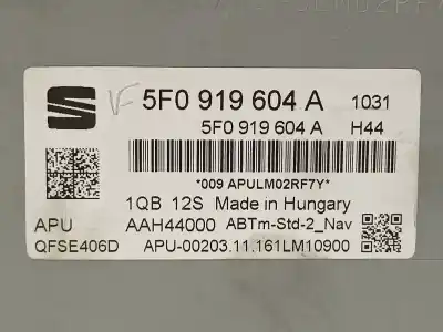 Second-hand car spare part gps navigation system for seat leon (5f1) fr plus oem iam references 5f0919604a  