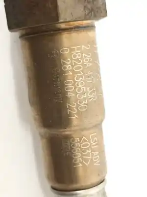 Peça sobressalente para automóvel em segunda mão sonda lambda por renault clio iv limited referências oem iam 226a41733r 226a41733r h8201395330