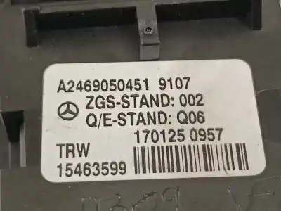 Автозапчастина б/у важіль ручного гальма для mercedes-benz clase a (w176) a 45 amg 4-matic edition 1 (176.052) посилання на oem iam a2469050451  