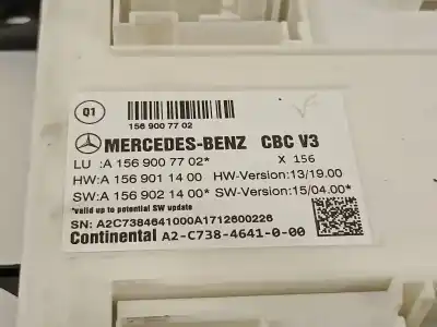 Автозапчасти б/у электронный модуль за mercedes-benz clase a (w176) a 45 amg 4-matic edition 1 (176.052) ссылки oem iam a1569007702  