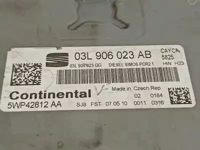 Автозапчастина б/у ебу контролер двигуна для seat leon (1p1) reference посилання на oem iam 03l906023ab  