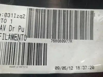 Peça sobressalente para automóvel em segunda mão moldagem por renault twizy cargo referências oem iam 768g80977r 768g84363r 768g88080r