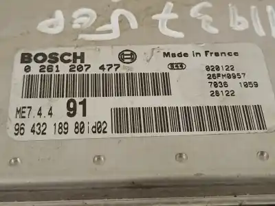 Second-hand car spare part ecu engine control for peugeot 206 cc cc oem iam references 9643218980  
